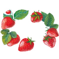 Рисунка на ягоди за Монин