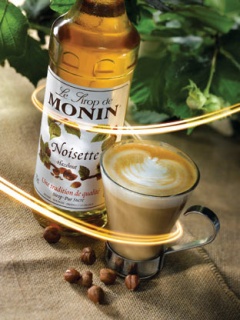 Кафе със сироп лешник на Монин