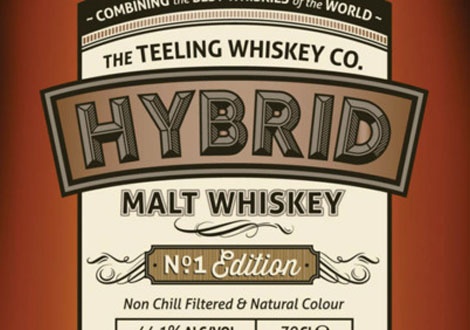 Първото Хибридно малцово уиски етикет