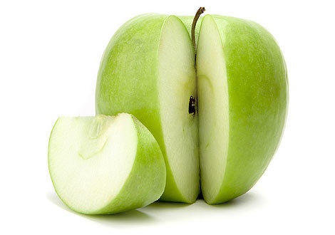 Зелена ябълка
