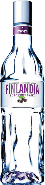 Бутилка на водка Финландия Касис